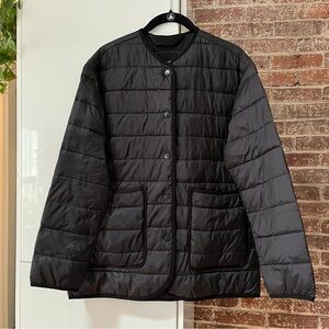Everlane ReNew Channeled Liner in Black, XS